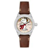 AVI-8 Flyboy Airmaster 40 Meca-Quartz Peanuts Snoopy Flying Ace Camel Brown Limited Edition