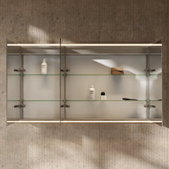 Aero Recessed LED Mirror Cabinet 1200mm