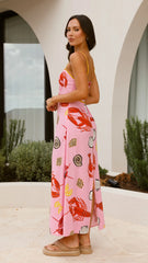Oceania Maxi Dress - Shell Lover Print