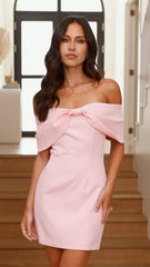 Mia Mini Dress - Pink