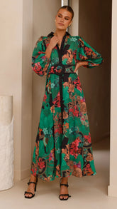 Lucinda Maxi Dress - Green