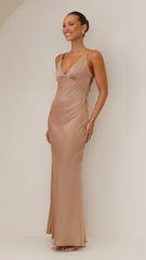 Ziah Maxi Dress - Latte