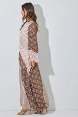 Aurelia Floral Patchwork Maxi Dress