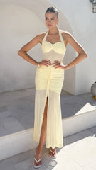 Alani Maxi Dress - Yellow