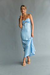 Kira Keyhole Cutout Open Back Maxi Dress