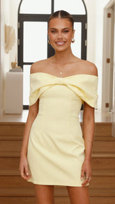Mia Mini Dress - Yellow