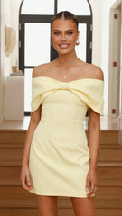 Mia Mini Dress - Yellow