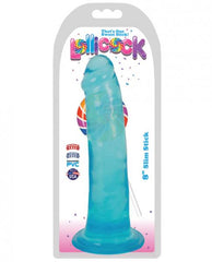 Lollicock 8 Inches Slim Stick Dildo Blue Berry Ice
