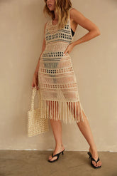 Waikiki Crochet Midi Dress