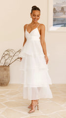 Shayla Maxi Dress - White