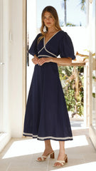 Nakisha Maxi Dress - Navy