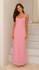 Margo Midi Dress - Pink