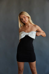 Kylie Bow Mini Dress