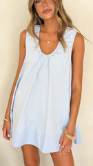 Vika Mini Dress - Blue