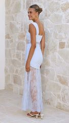 Zurina Maxi Dress - Blue