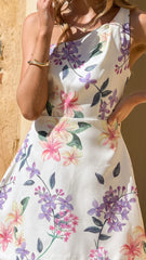 Katalina Mini Dress - Botanical Bloom