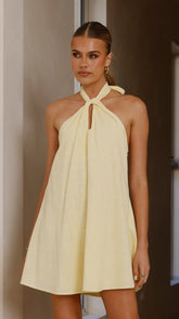 Maja Mini Dress - Yellow