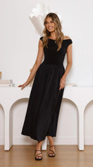 Immy Midi Dress - Black