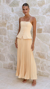 Amana Maxi Dress - Yellow
