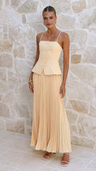 Amana Maxi Dress - Yellow