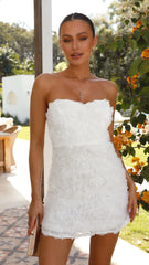 Julia Mini Dress - White