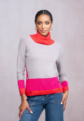 ALISON SHERI COLOUR BLOCK SWEATER STYLE A46100
