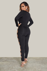 Sexy Cut Out Unitard Jumpsuit