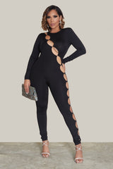 Sexy Cut Out Unitard Jumpsuit