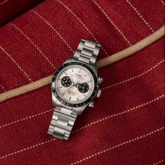 Timex Waterbury Heritage Chronograph 39mm White SS