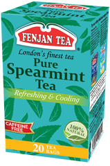 Fenjan Pure Spearmint Tea, Refreshing & Cooling, 20 Tea Bags