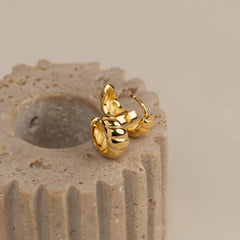 ULRIKKA GOLDEN HUGGIE EARRING