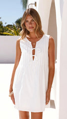 Sahara Mini Dress - White