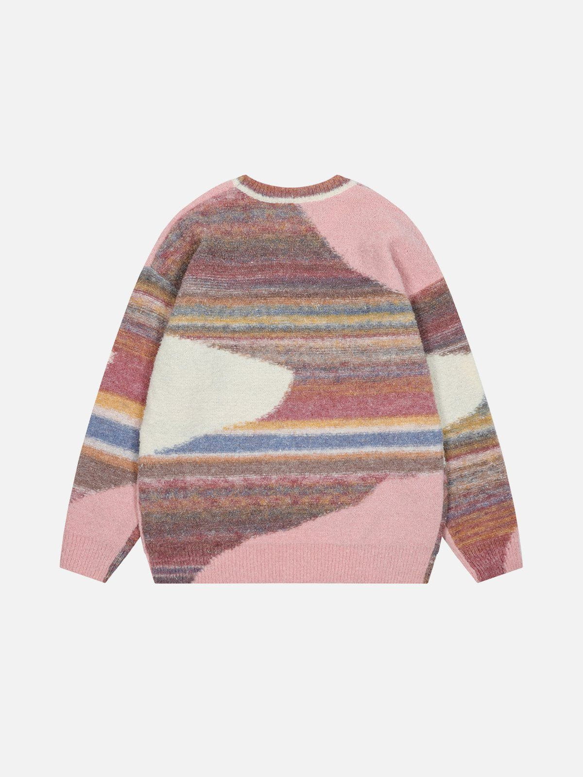Aelfric Eden Irregular Color Blocking Sweater