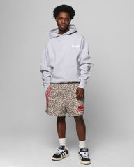 Loiter Pin Line Premium Hoodie Grey Marle