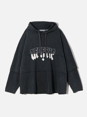 City of Love Vintage Patchwork Hoodie