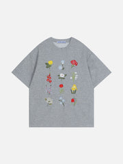 Aelfric Eden Flower Embroidery Tee