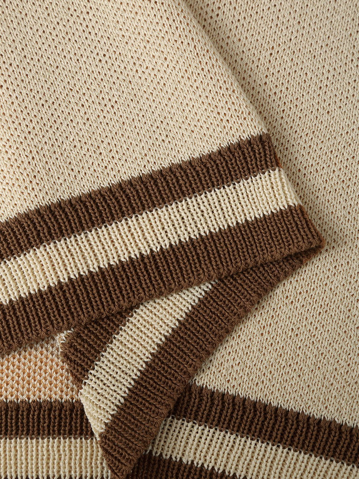 Aelfric Eden Vintage Open Knit Polo Tee