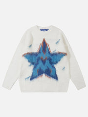 Aelfric Eden Star Jacquard Wool Blend Sweater
