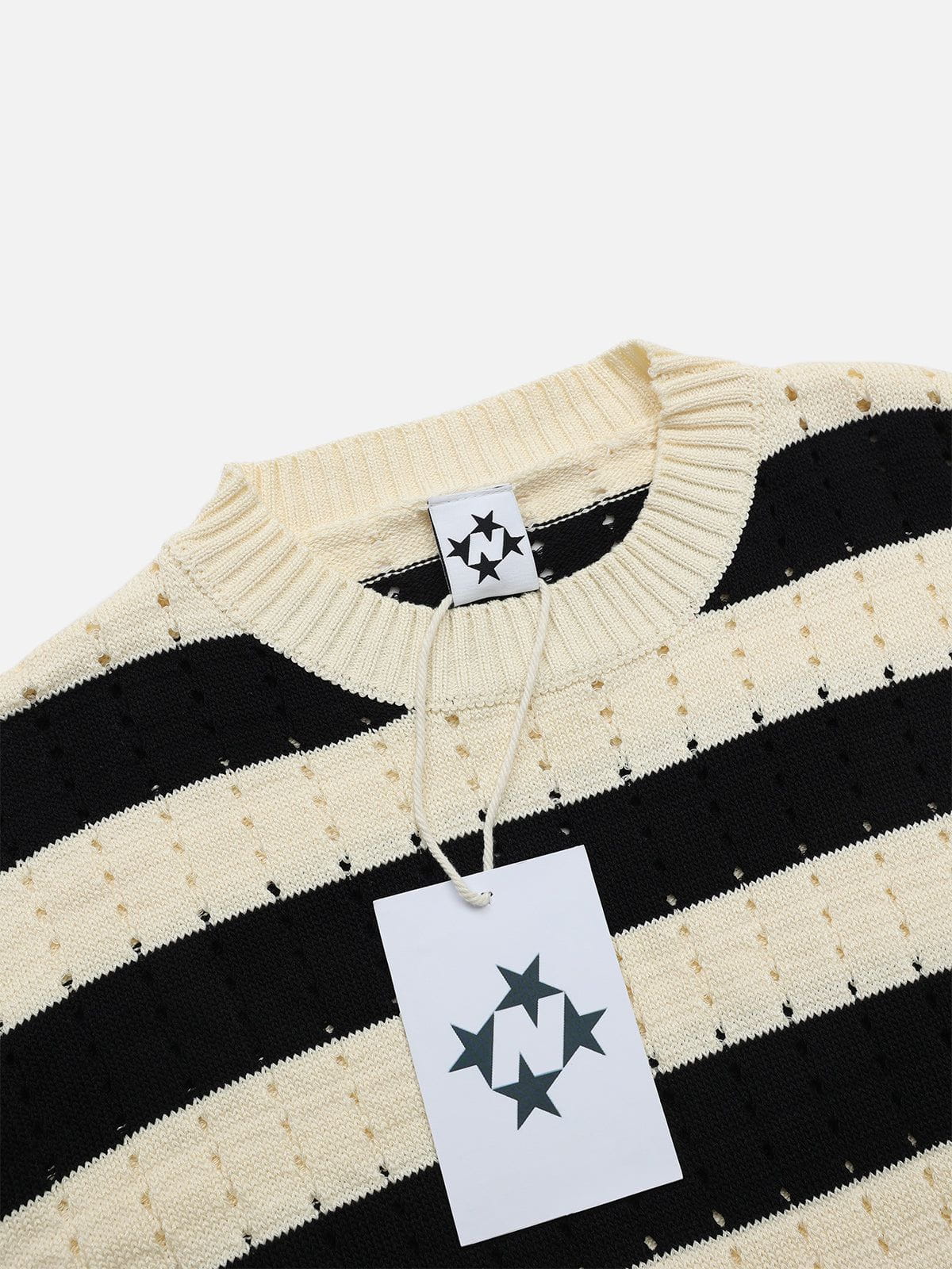 Aelfric Eden Stripe Hollow Out Tee