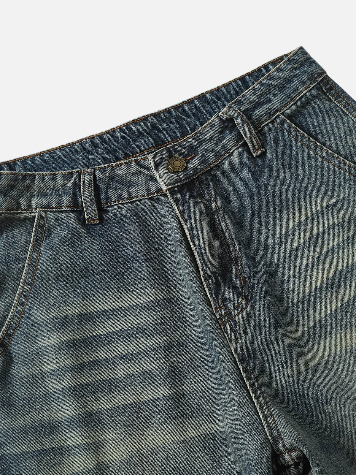 Aelfric Eden Washed Distressed Loose Jeans