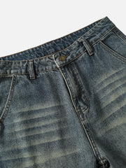 Aelfric Eden Washed Distressed Loose Jeans