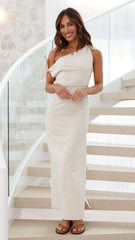 Simone Maxi Dress - Beige