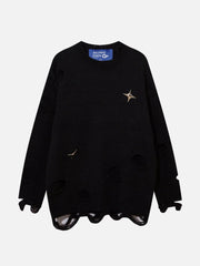 Aelfric Eden Distressed Star Sweater