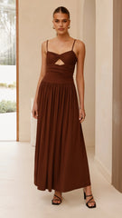 Libertine Maxi Dress - Chocolate