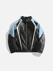 Aelfric Eden Patchwork Moto Racer Jacket
