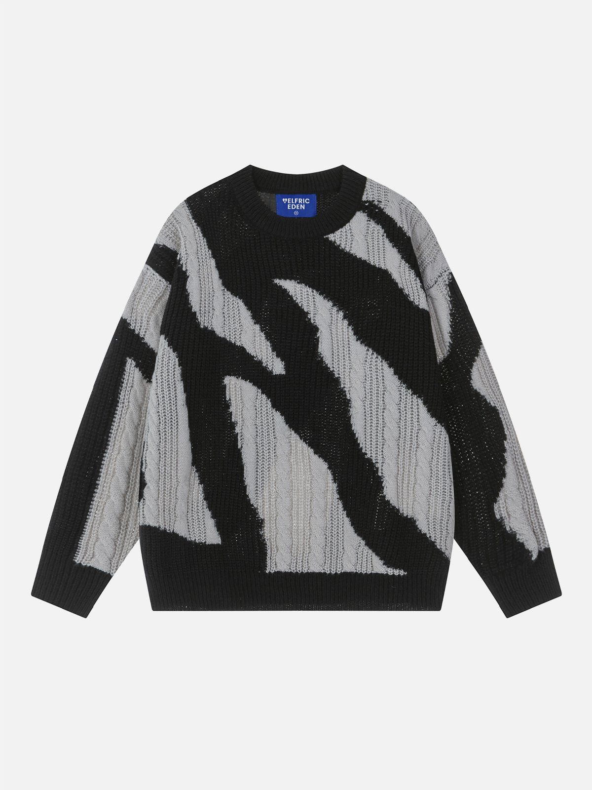 Aelfric Eden Twist Color Blocking Sweater