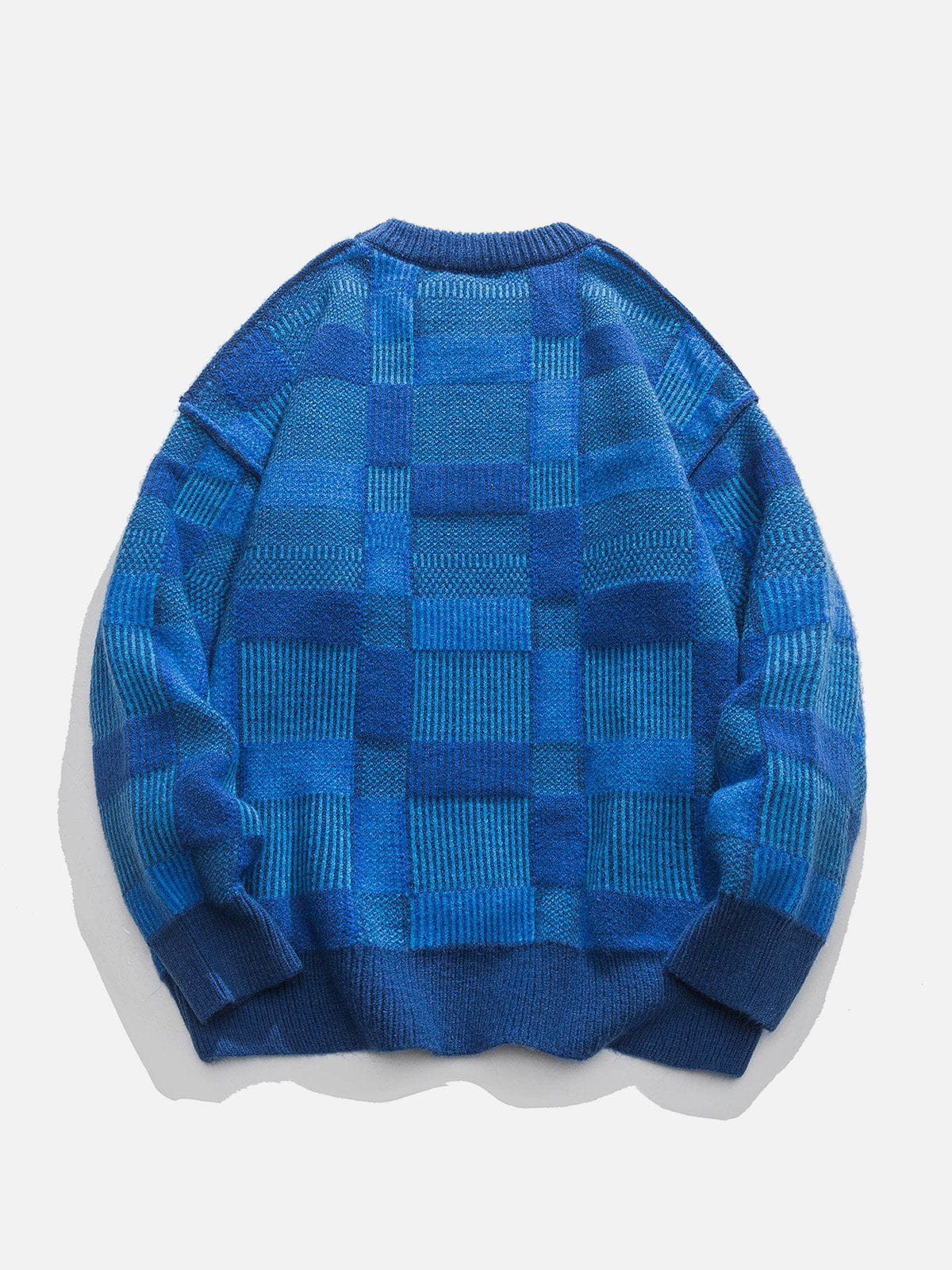 Aelfric Eden 3D Embroidery Plaid Sweater