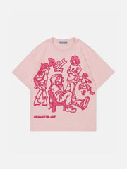 Aelfric Eden Cartoon Line Character Print Tee