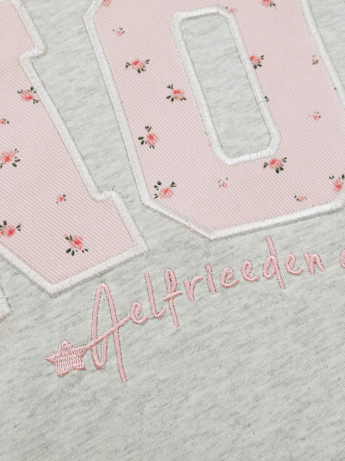 Aelfric Eden Flower Embroidery Number Tee