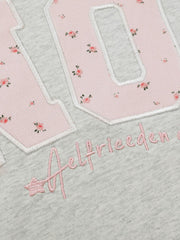 Aelfric Eden Flower Embroidery Number Tee